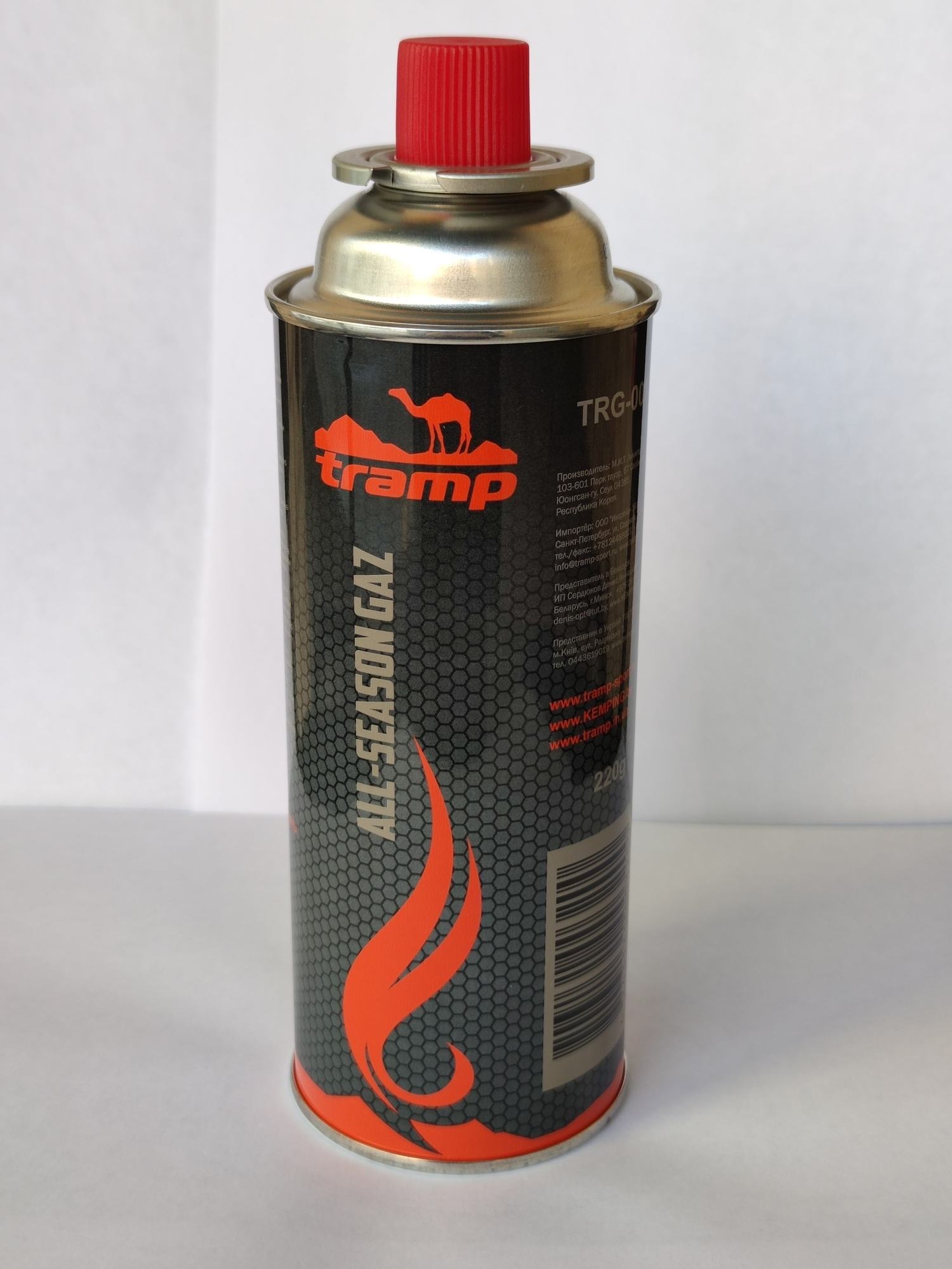 Газовый баллон Tramp 220 г (цанговый)